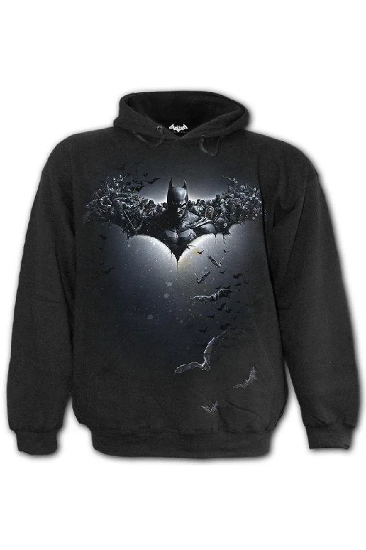 Men's eco-conscious hoodie-Joker - Arkham Origins - Hoody Black