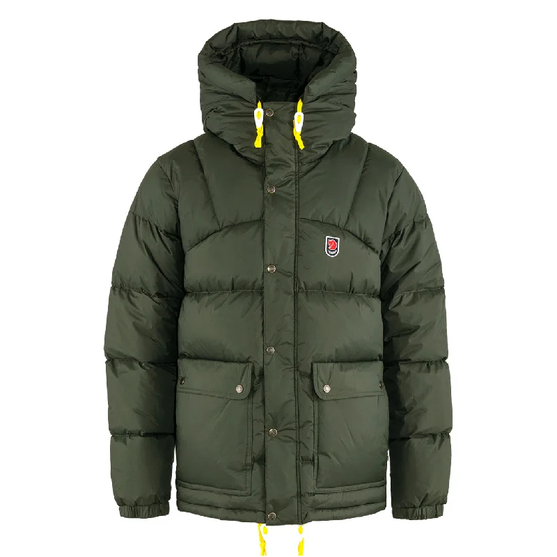 Men's antibacterial raincoat-Fjallraven Expedition Down Lite Jacket Deep Forest