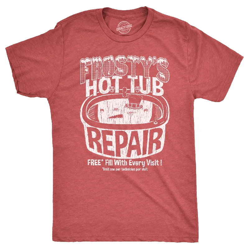 Men's muscle t-shirt-Frostys Hot Tub Repair Men's T Shirt