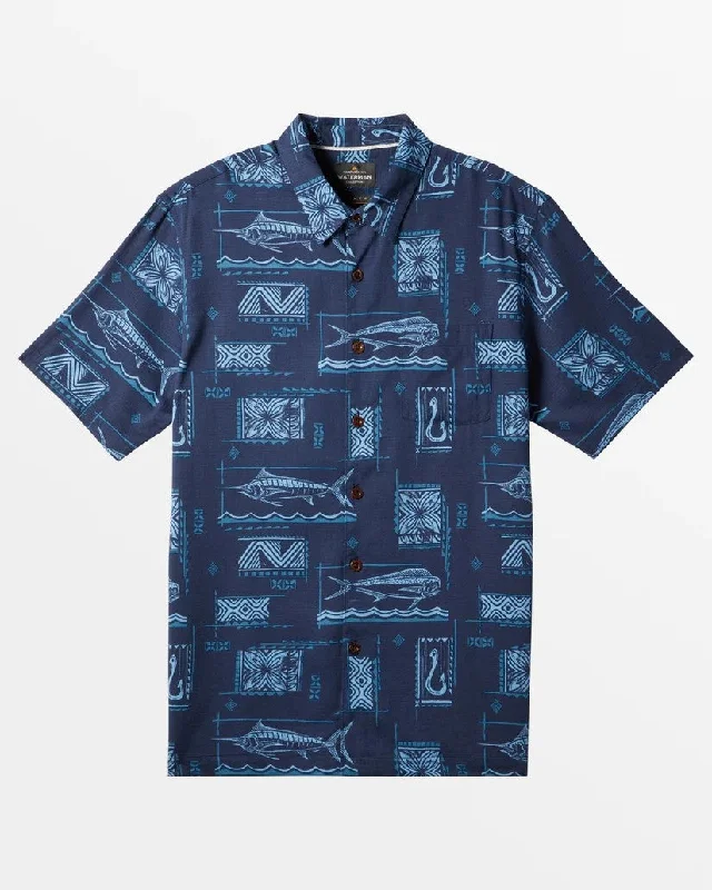 Men's wrinkle-resistant casual wear shirt-Quiksilver Short Sleeve Men's Woven Shirts