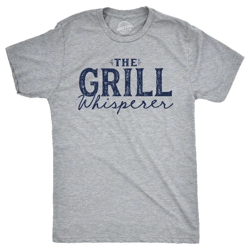 Men's trendy t-shirt-The Grill Whisperer Men's T Shirt