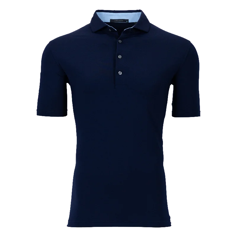 Men's weather-resistant gym polo shirt-Cayuse Polo (Maltese Blue)