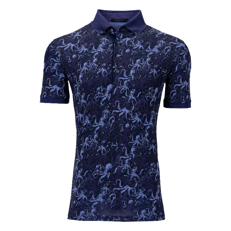 Men's quick-dry travel wear polo shirt-Octopaisley Polo