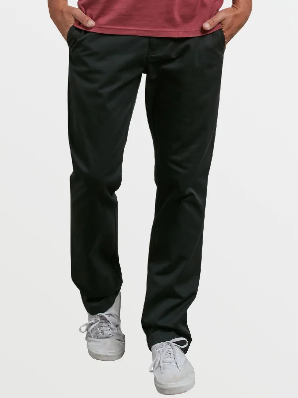 Men's wrinkle-free gym pants-Vmonty Pant - Black