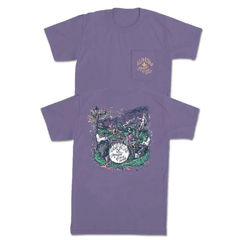 Men's modern t-shirt-Mardi Gras 2025 Pocket Tee