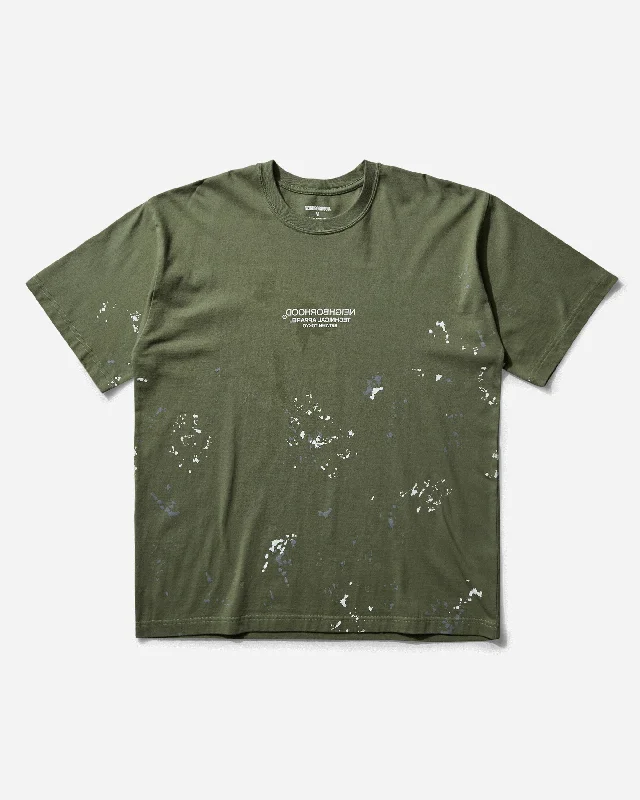 Men's smart casual t-shirt-Men's SS-14 T-Shirt Olive Drab