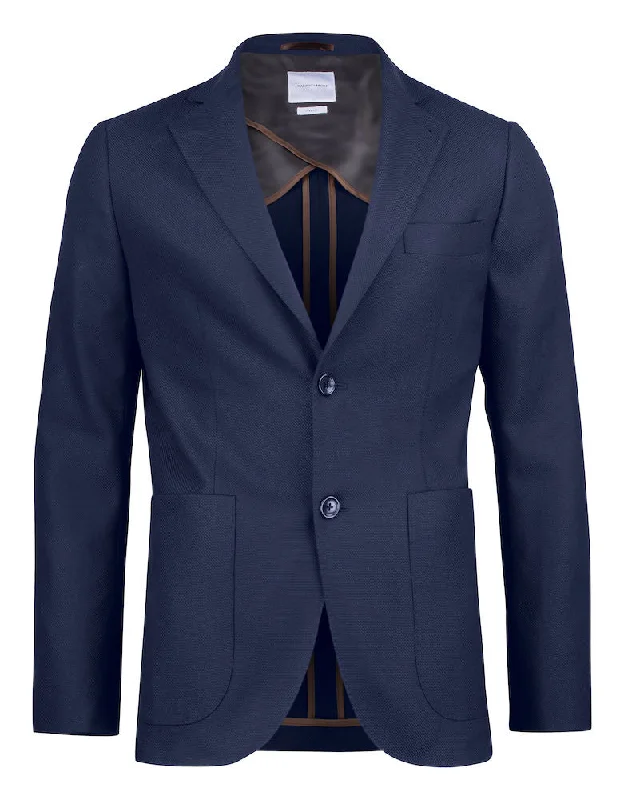 Men's eco-friendly utility jacket-Club Blazer 30 Navy