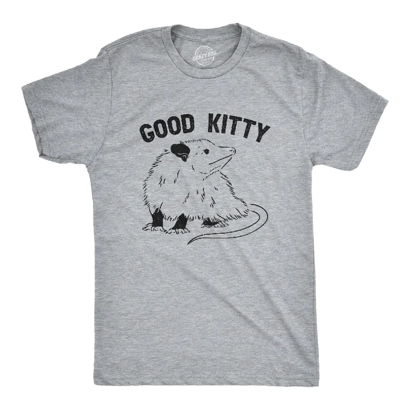 Men's surf t-shirt-Good Kitty Men's T Shirt