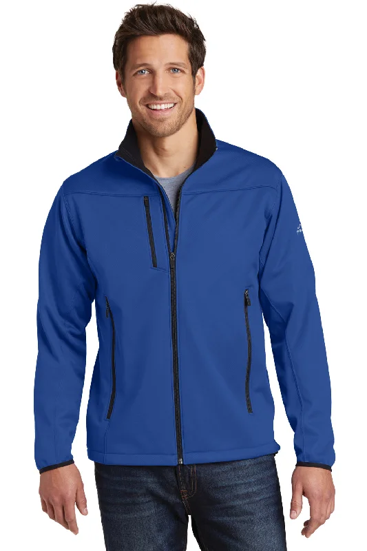 Men's weather-resistant anorak-Eddie Bauer Mens Waterproof Full Zip Jacket - Cobalt Blue