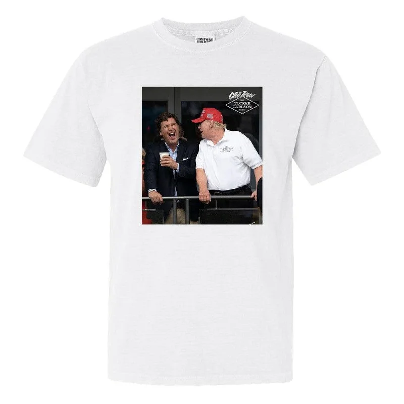 Men's fan t-shirt-Tucker x Trump Party Tee