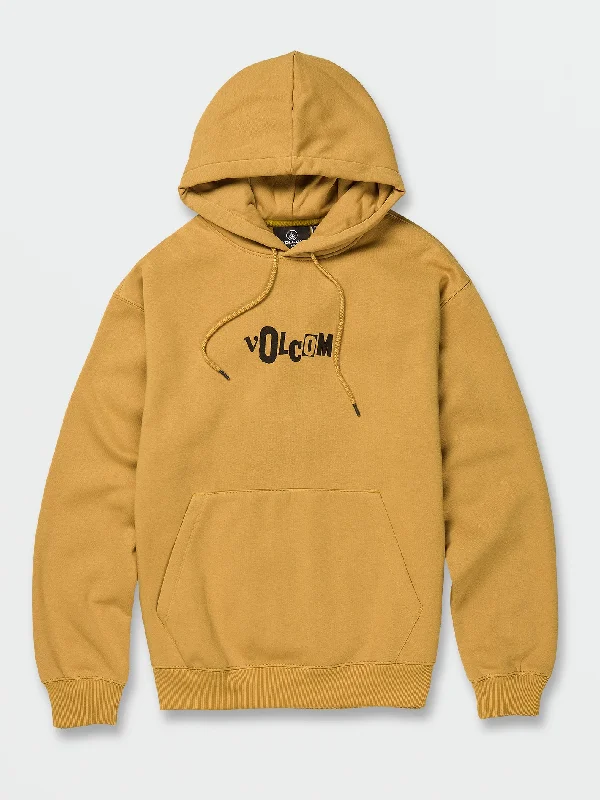 Men's high-performance hoodie-Strikehood Pullover Hoodie - Honey Gold