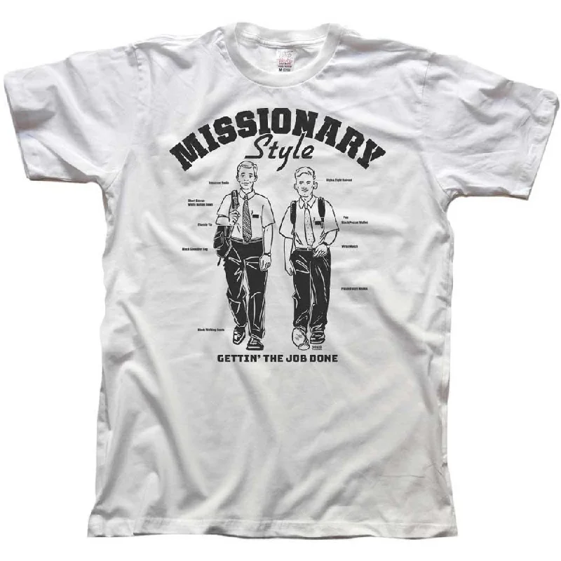 Men's smart casual t-shirt-Missionary Style T-shirt