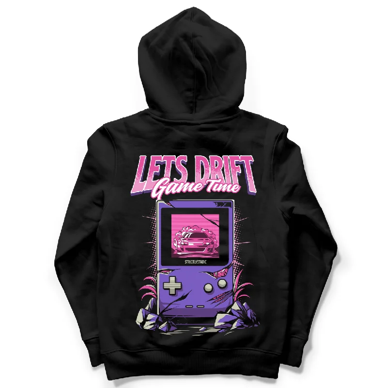 Men's modern hoodie-Lets Drift "Game Time" Hoodie