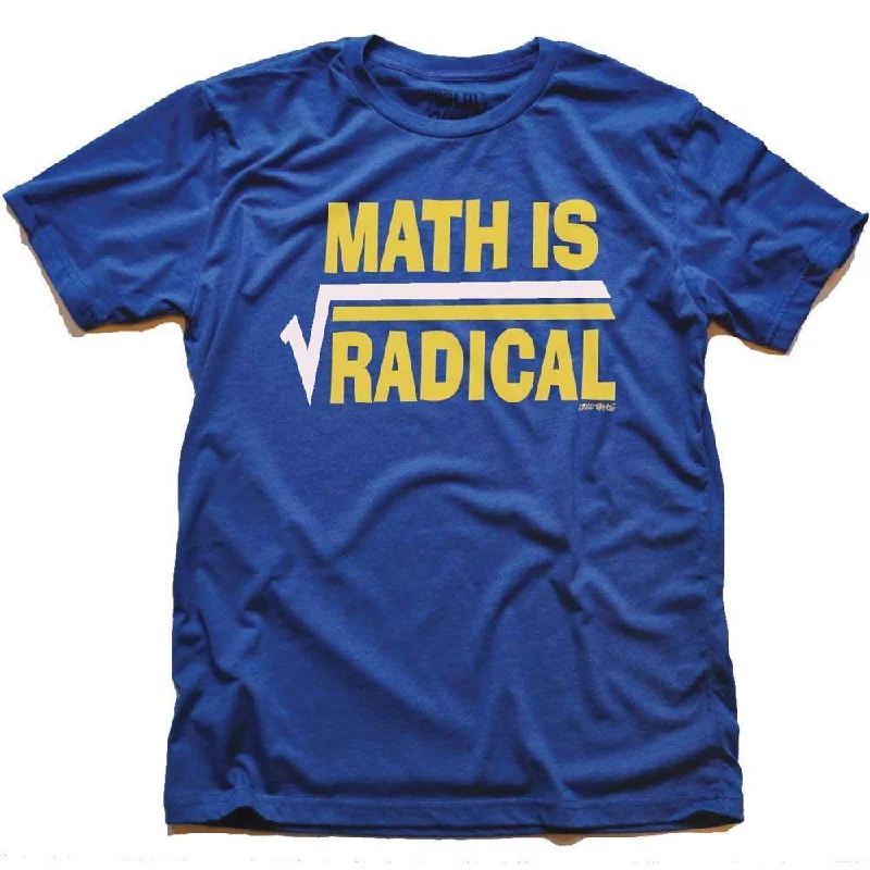 Men's baseball t-shirt-Math Is Radical T-shirt