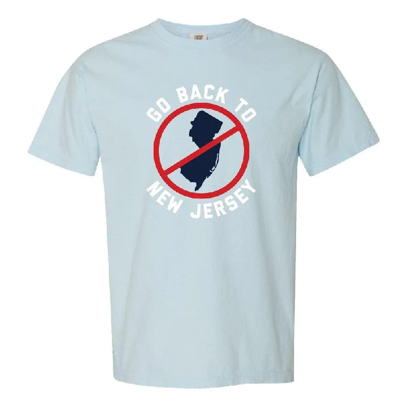 Men's band t-shirt-Go Back To New Jersey Tee