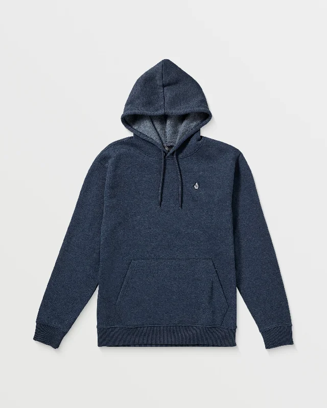 Men's fashion-forward hoodie-Foreman Pullover Fleece Hoodie - Navy Paint