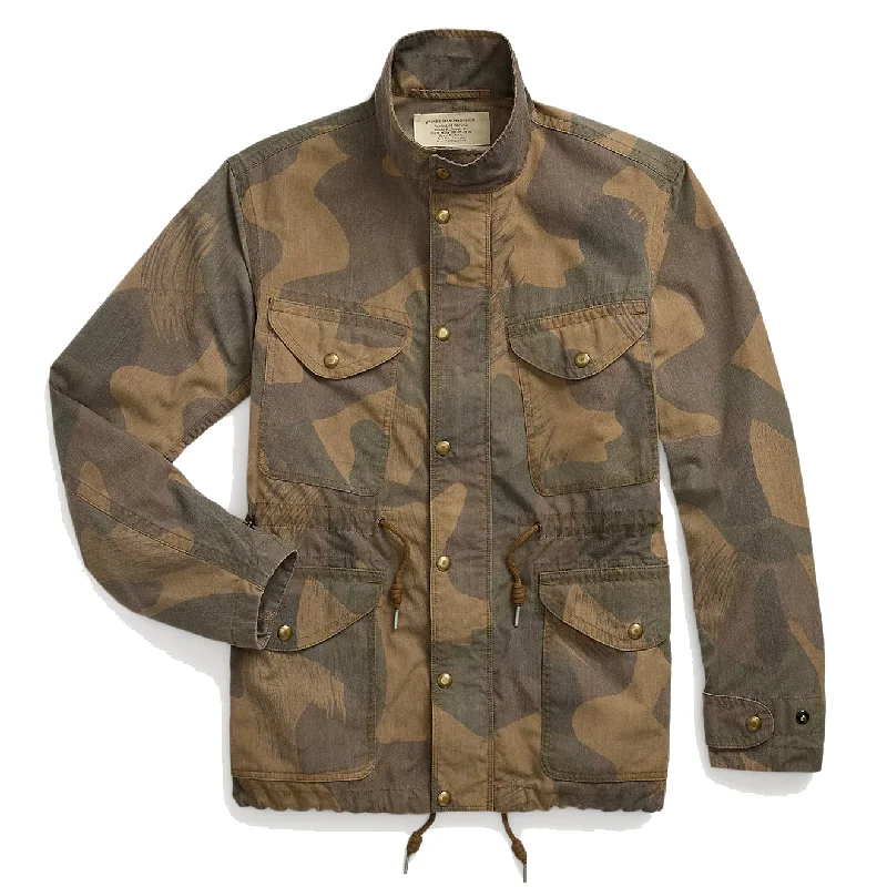 Men's sporty windbreaker-RRL by Ralph Lauren Camo Jacket Brush Stroke Camo