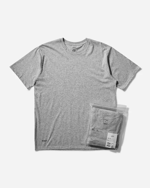 Men's esports t-shirt-Men's Skivvies 3-Pack T-Shirt Grey