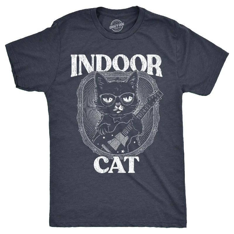 Men's varsity t-shirt-Indoor Cat Men's T Shirt