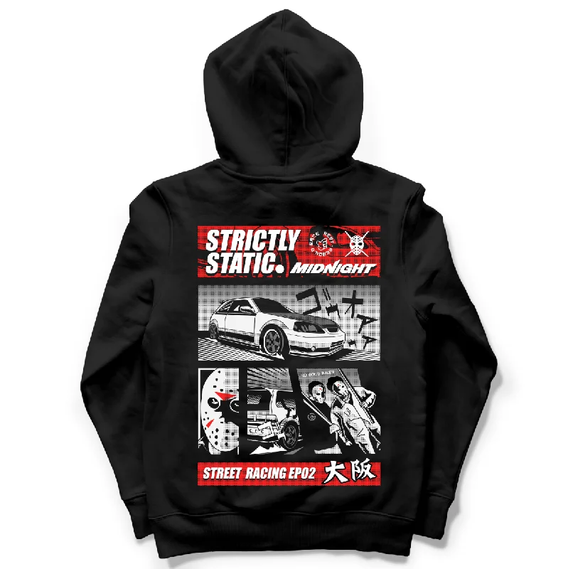 Men's antibacterial hoodie-Street Racing EP02  Hoodie