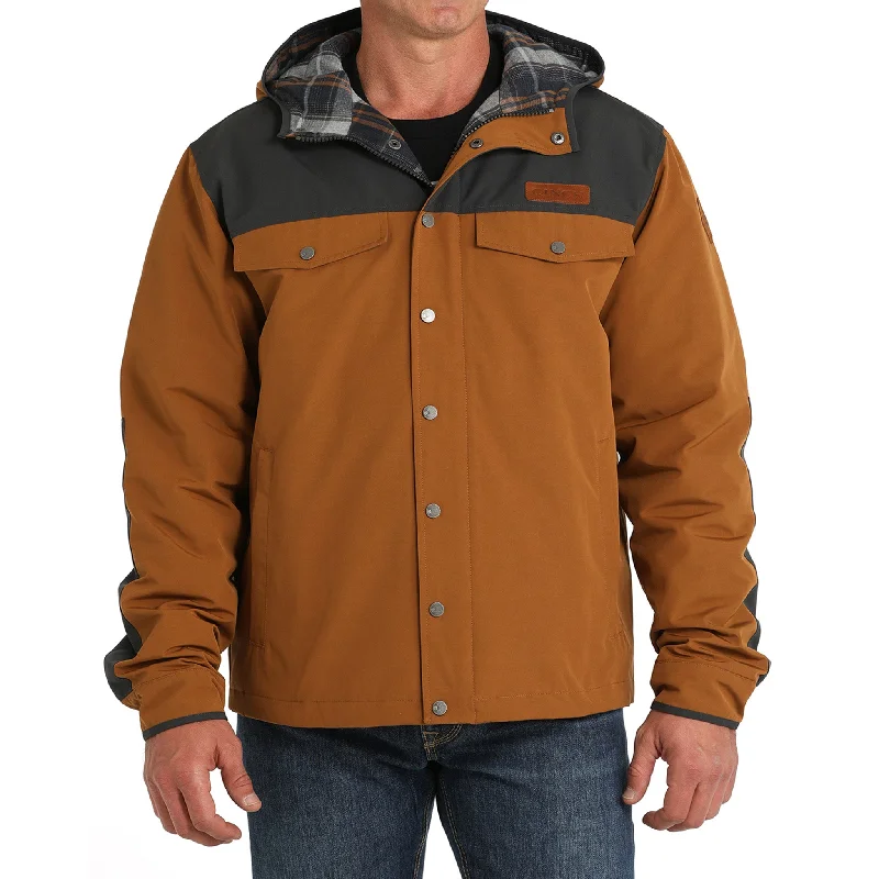 Men's versatile fleece jacket-Cinch Men's Barn Coat in Brown