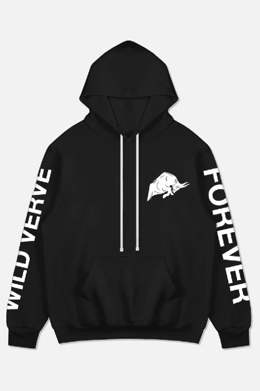 Men's sustainable hoodie-Never Ever Give Up Oversized Hoodie