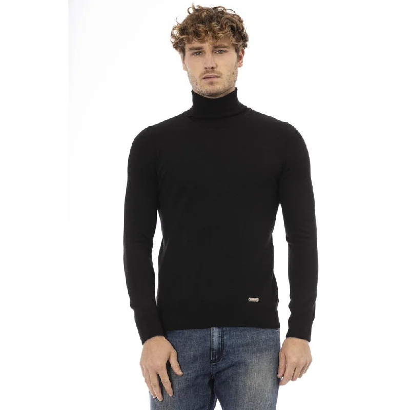 Men's loungewear sweater-Baldinini Trend Wool Men Men's Sweater