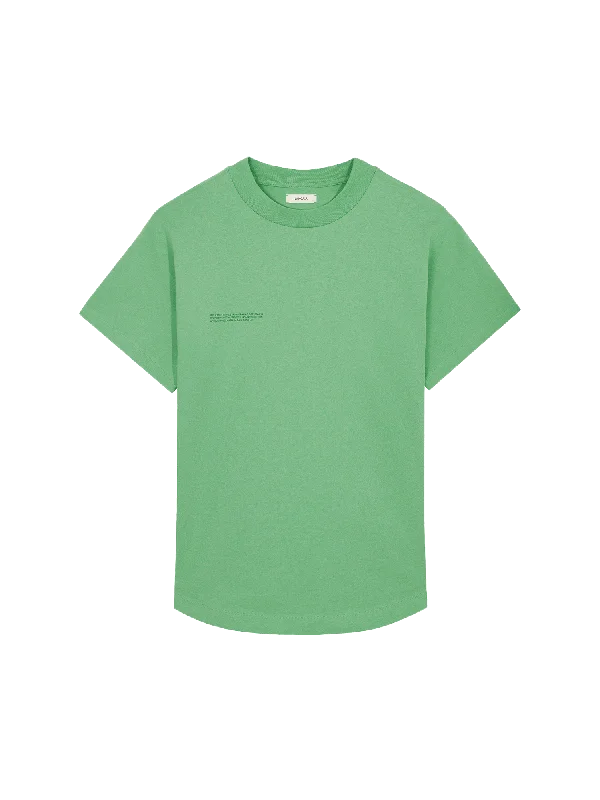 Men's athletic t-shirt-Mens Reclaimed Cotton Boxy T-shirt—reclaim jade