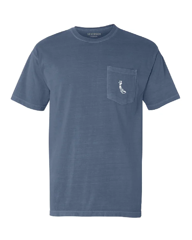 Men's soft t-shirt-ICON GARMENT DYED POCKET TEE