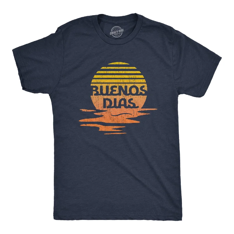 Men's bamboo t-shirt-Buenos Dias Men's T Shirt