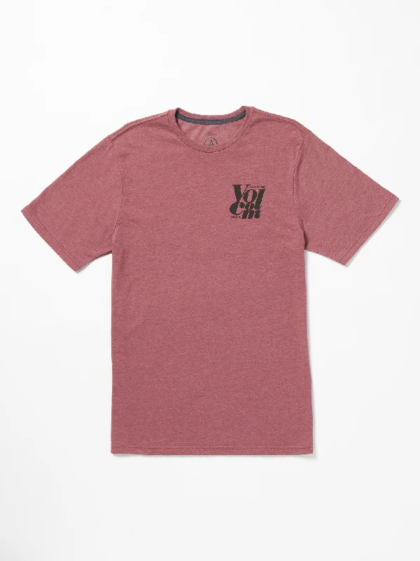 Men's TV show t-shirt-Wordplay Short Sleeve Tee - Oxblood Heather