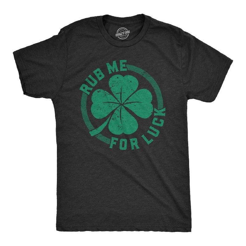 Men's bamboo t-shirt-Rub Me For Luck Men's T Shirt