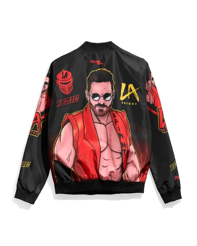 Men's summer bomber jacket-LA Knight Illustrated Fanimation Jacket