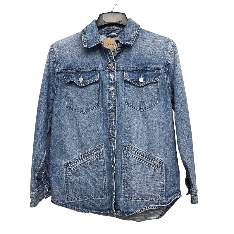 Men's cooling field jacket-Jacket Denim By Blanknyc In Blue Denim, Size:Xs