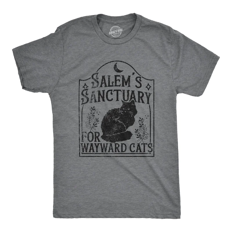 Men's recycled t-shirt-Salems Sanctuary For Wayward Cats Men's T Shirt