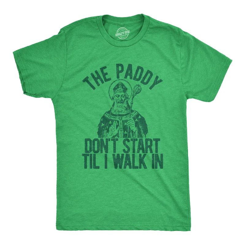 Men's polo t-shirt-The Paddy Don't Start Til I Walk In Men's T Shirt