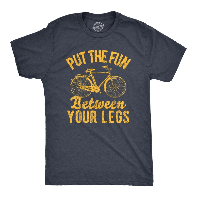 Men's tactical t-shirt-Put The Fun Between Your Legs Men's T Shirt