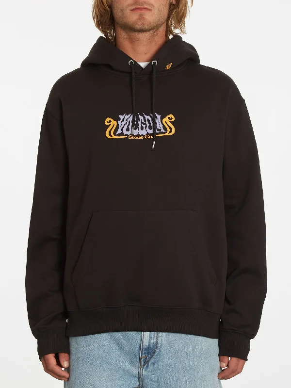 Men's sustainable hoodie-Watanite Pullover Hoodie - Black