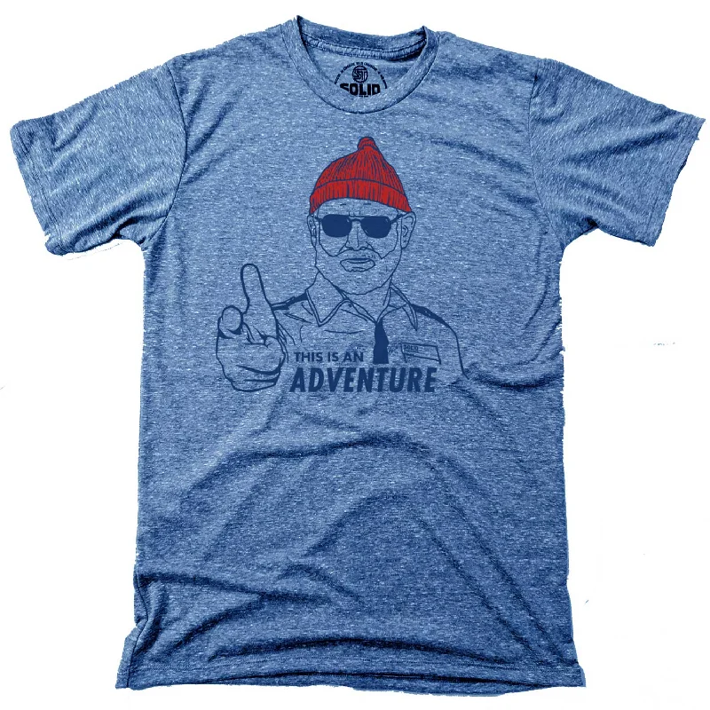 Men's gym t-shirt-Steve Zissou This is an Adventure T-shirt