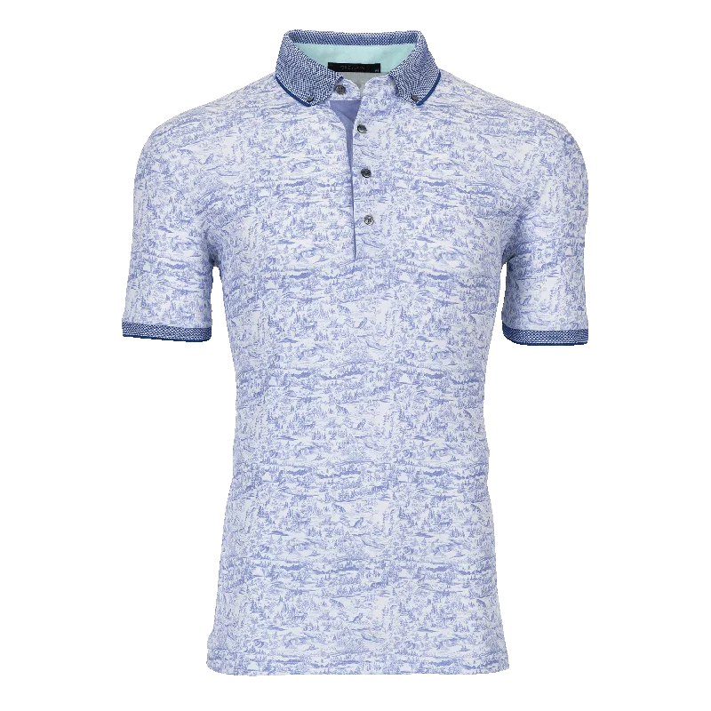 Men's lightweight golf polo shirt-Packs And Parks Polo