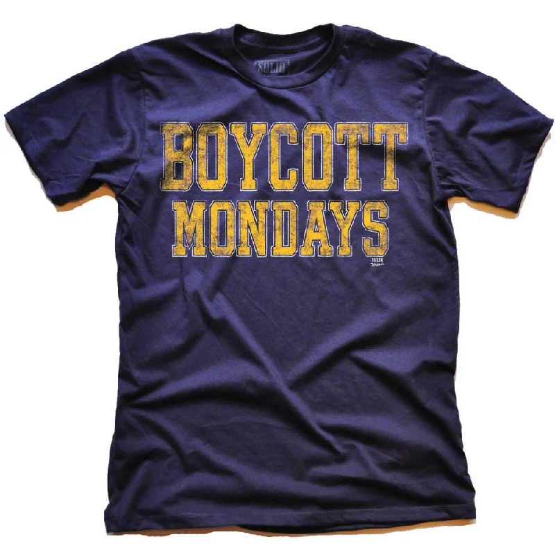 Men's vintage t-shirt-Boycott Mondays T-shirt