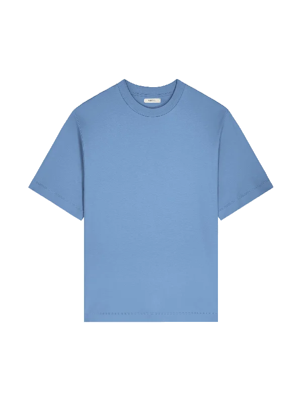 Men's lounge t-shirt-Mens DNA Oversized T-Shirt—summit blue