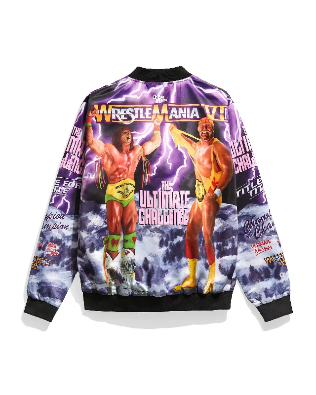 Men's summer field jacket-The Ultimate Challenge WrestleMania 6 Retro Fanimation Jacket