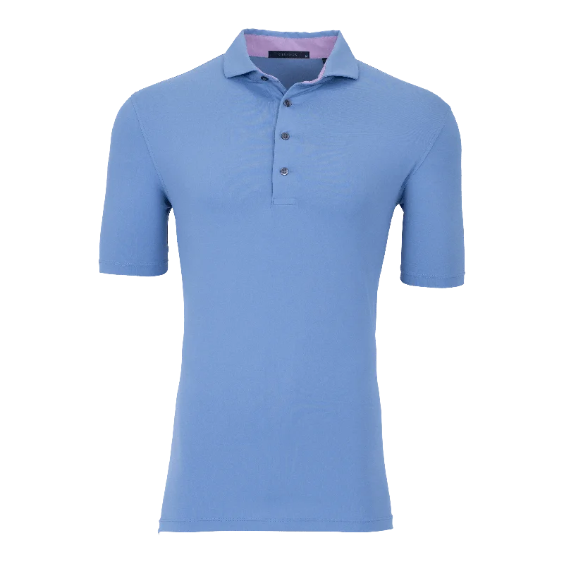 Men's eco-friendly dress polo shirt-Cayuse Polo (Cloud)