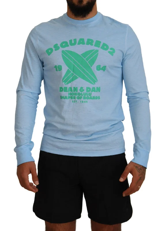 Men's travel sweater-Dsquared² Printed Long Sleeves Men Men's Sweater (Pre-Owned)