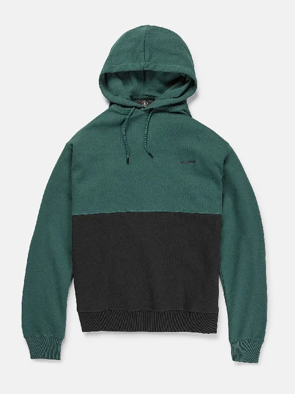 Men's antibacterial hoodie-Divided Hoodie - Ranger Green