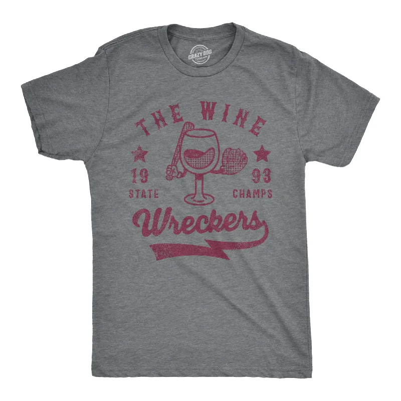 Men's workout t-shirt-The Wine Wreckers State Champs Men's T Shirt