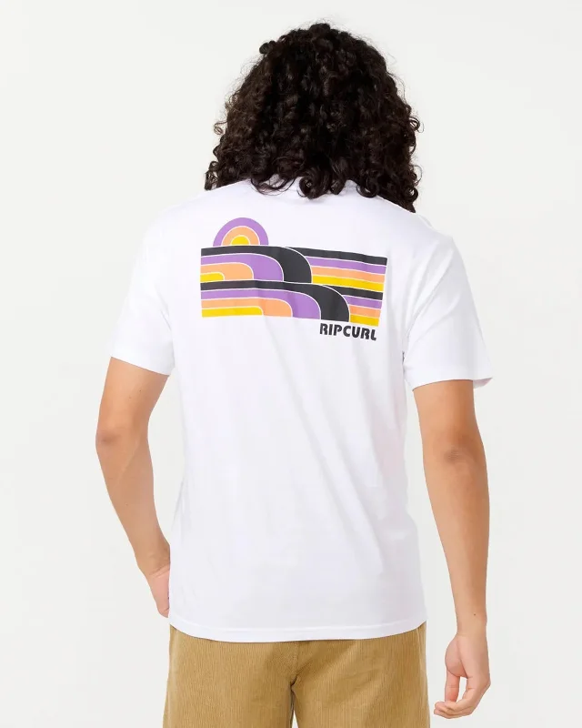 Men's beach t-shirt-Surf Revival Line Up S/S T-Shirt