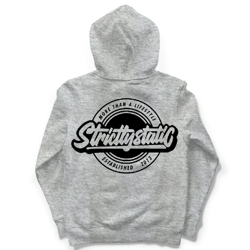 Men's pre-washed hoodie-Heather Grey Mono Hoodie