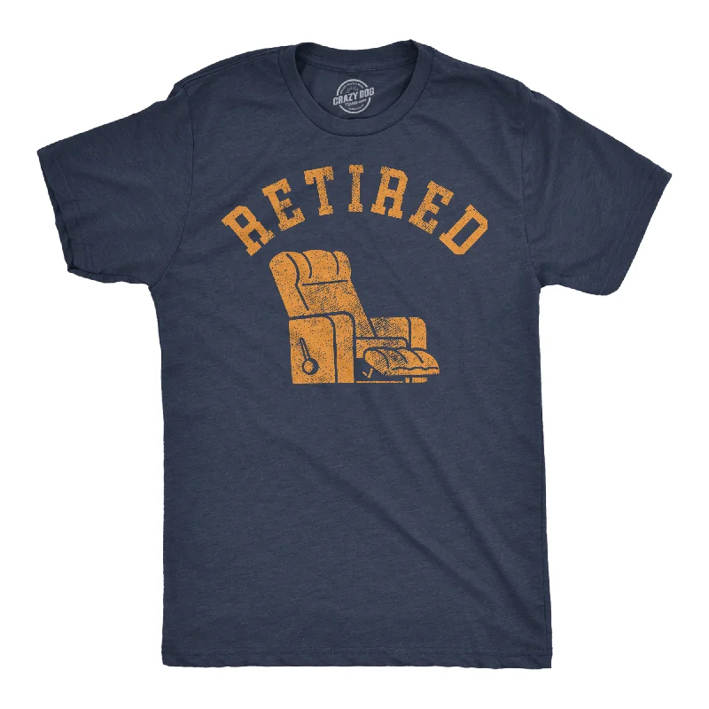 Men's novelty t-shirt-Retired Recliner Men's T Shirt